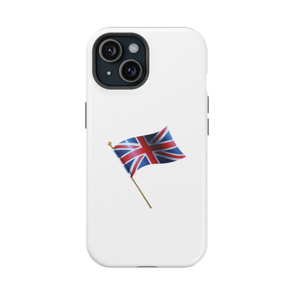 Vintage Union Jack Magnetic Phone Case, British Flag Tough Case, Gift for Anglophiles, Travel Accessories,UK Prid e Case