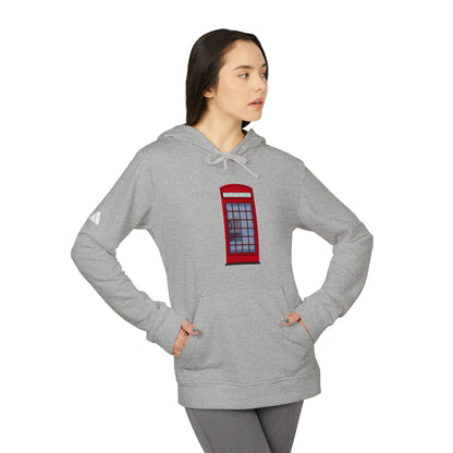 Adidas Unisex - Phone Booth Hoodie – Cozy White Sweatshirt for Casual Wear