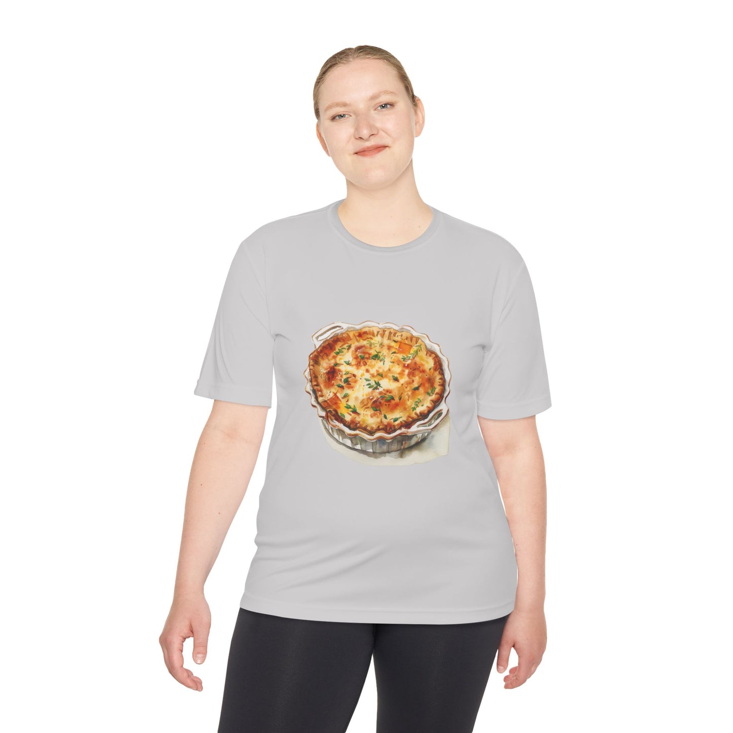 Unisex Moisture Wicking Tee - Artistic Food-Themed Painting for Home Decor