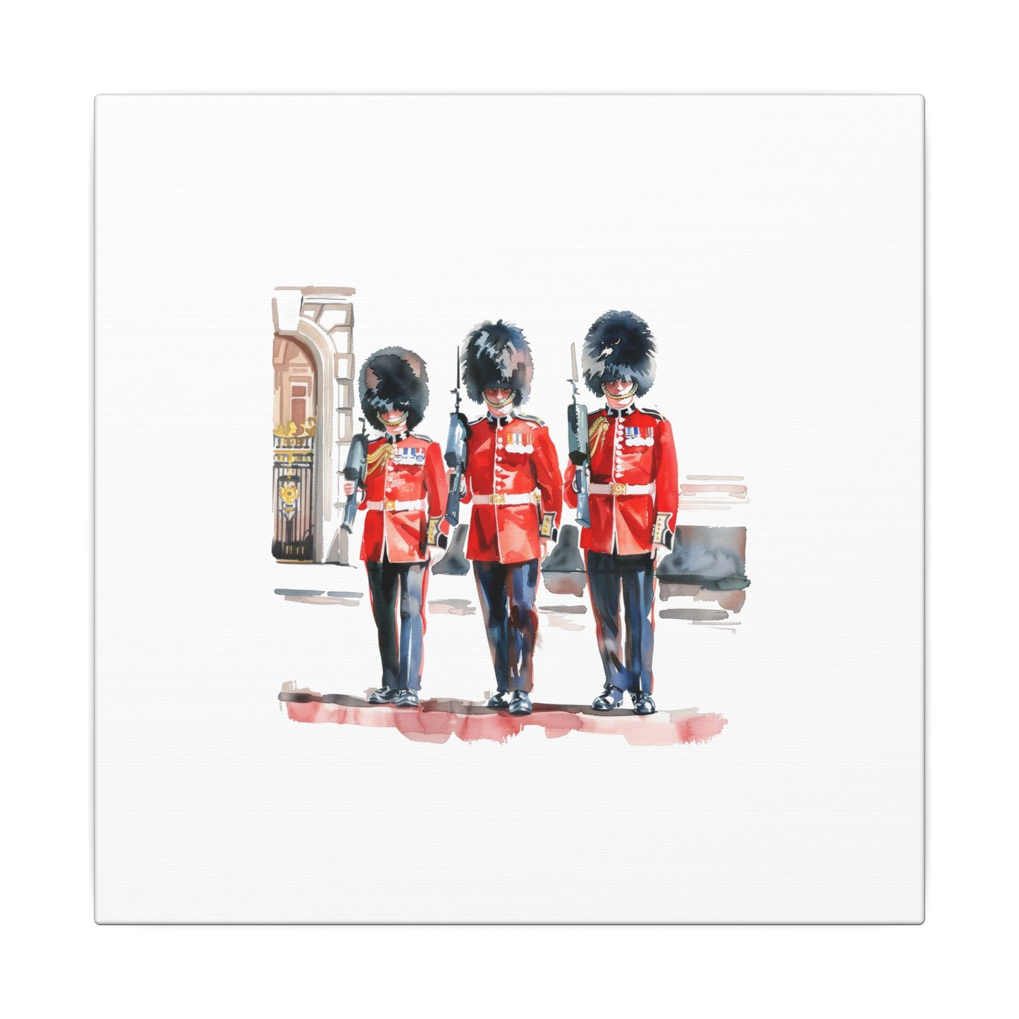 Royal Guards Canvas Print, British Wall Art, Home Decor, Unique Gift, London Culture