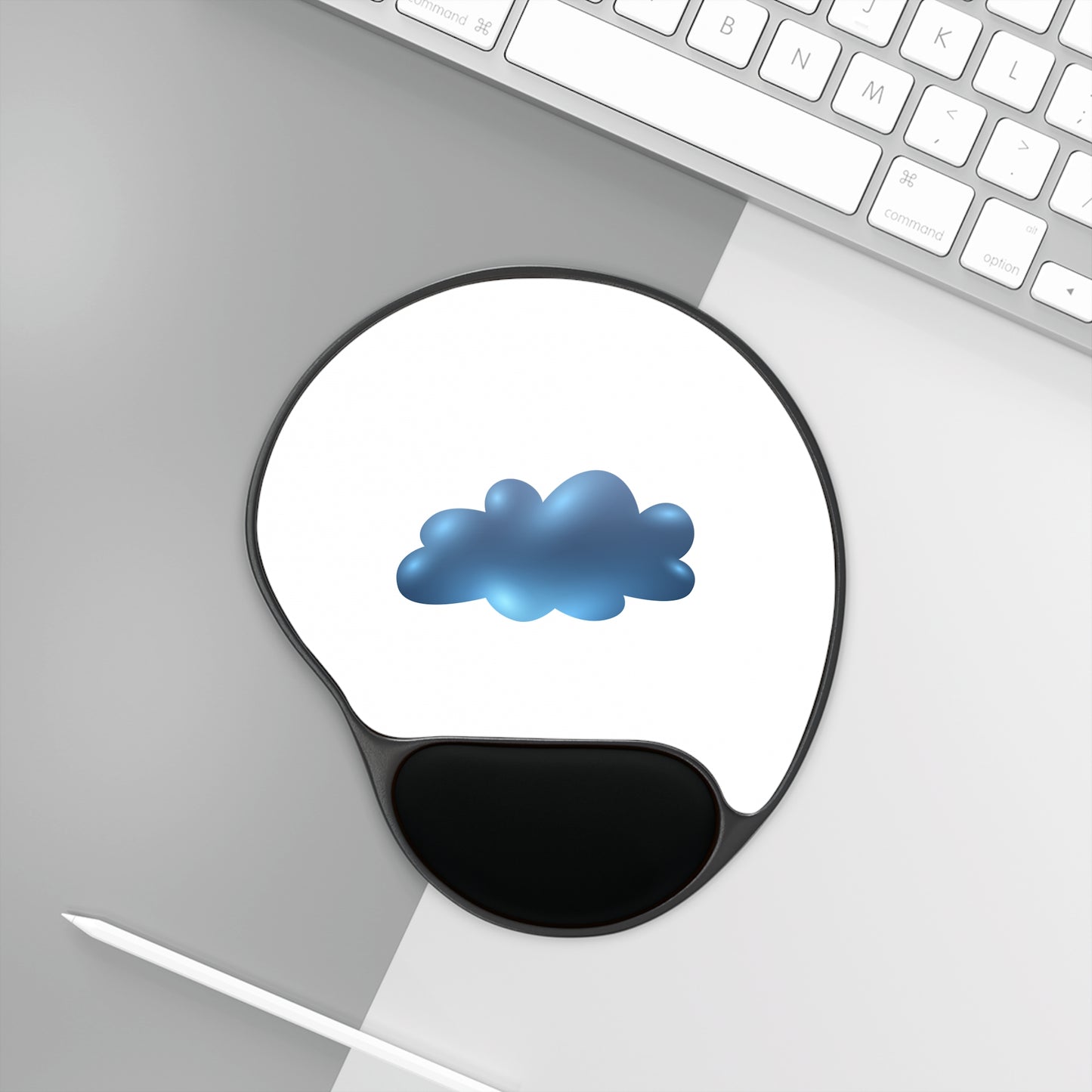 Stylish Cloud Design Mouse Pad with Wrist Rest, Ergonomic Office Accessory for Home and Office, Gift for Students and Professionals