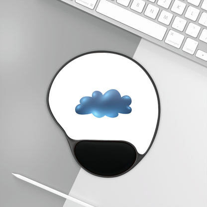 Stylish Cloud Design Mouse Pad with Wrist Rest, Ergonomic Office Accessory for Home and Office, Gift for Students and Professionals