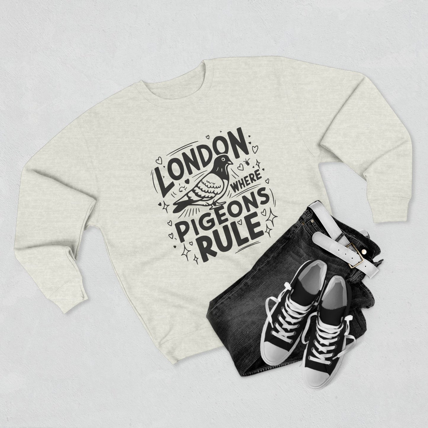 Unisex Crewneck Sweatshirt - Pigeons rule in London