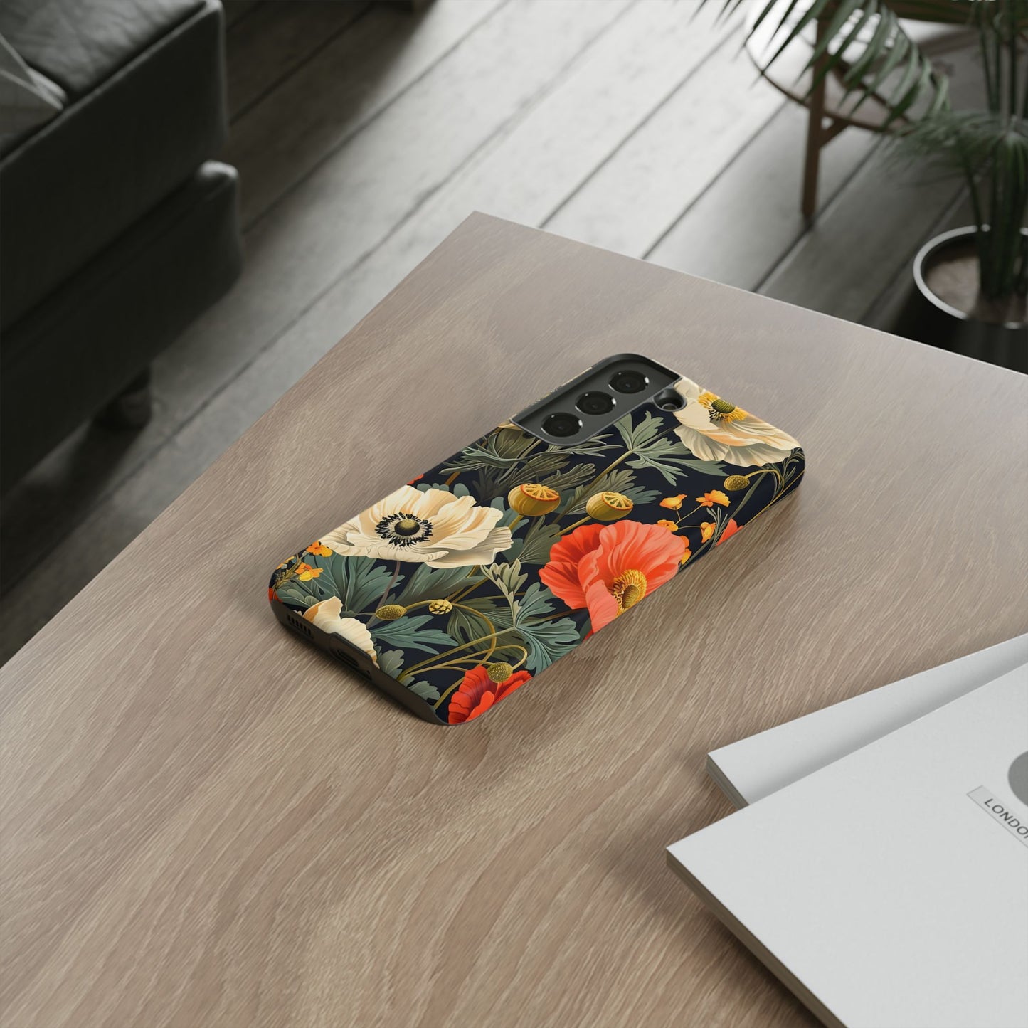 Floral Phone Case - Tough Cases with Vibrant Garden Design, Phone Accessory, Gift for Her, Spring Style, Nature Lover