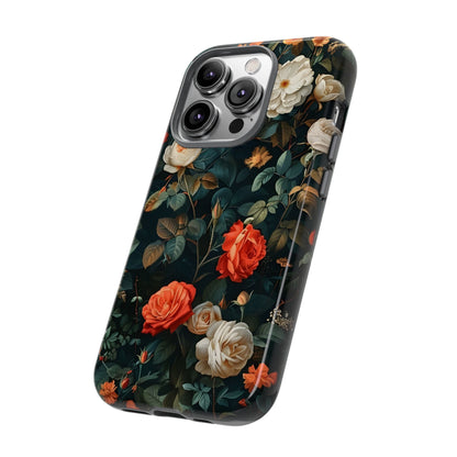 Floral Phone Case | Tough Cases with Elegant Design | Gift for Her, Mother's Day, Birthdays, Personalized, Trendy Tech Accessories