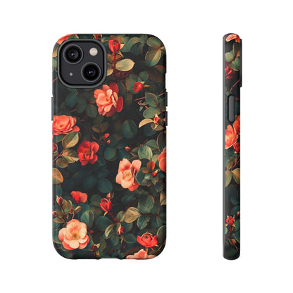 Floral Phone Case - Elegant Floral Design, Tough Protective Case, Perfect Gift for Her, Trendy Phone Accessories, Mother’s Day, Birthday