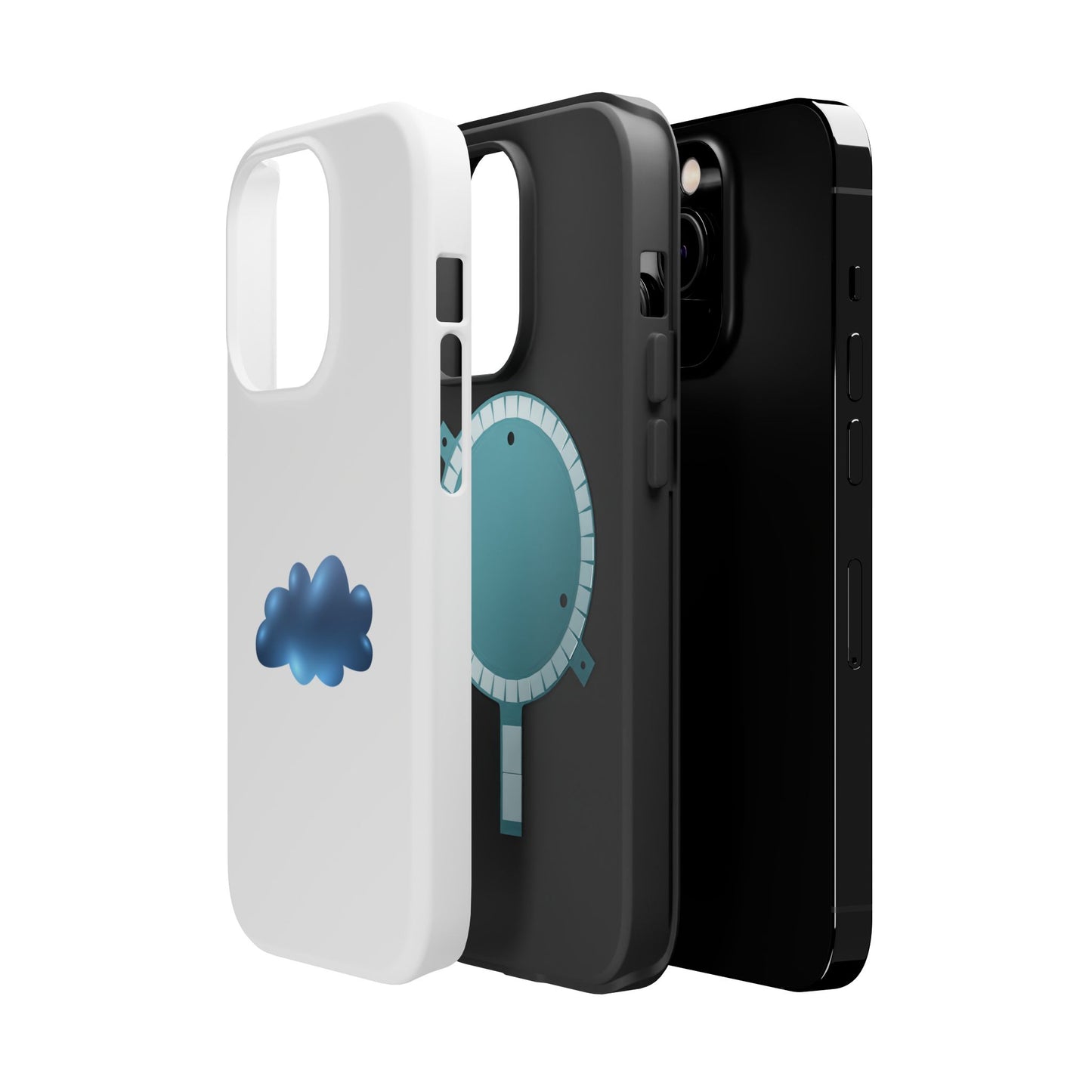 Cloud Design Magnetic Phone Cases, Unique Phone Protection, Cute Gift for Tech Lovers, Customizable Designs, Trendy Accessories