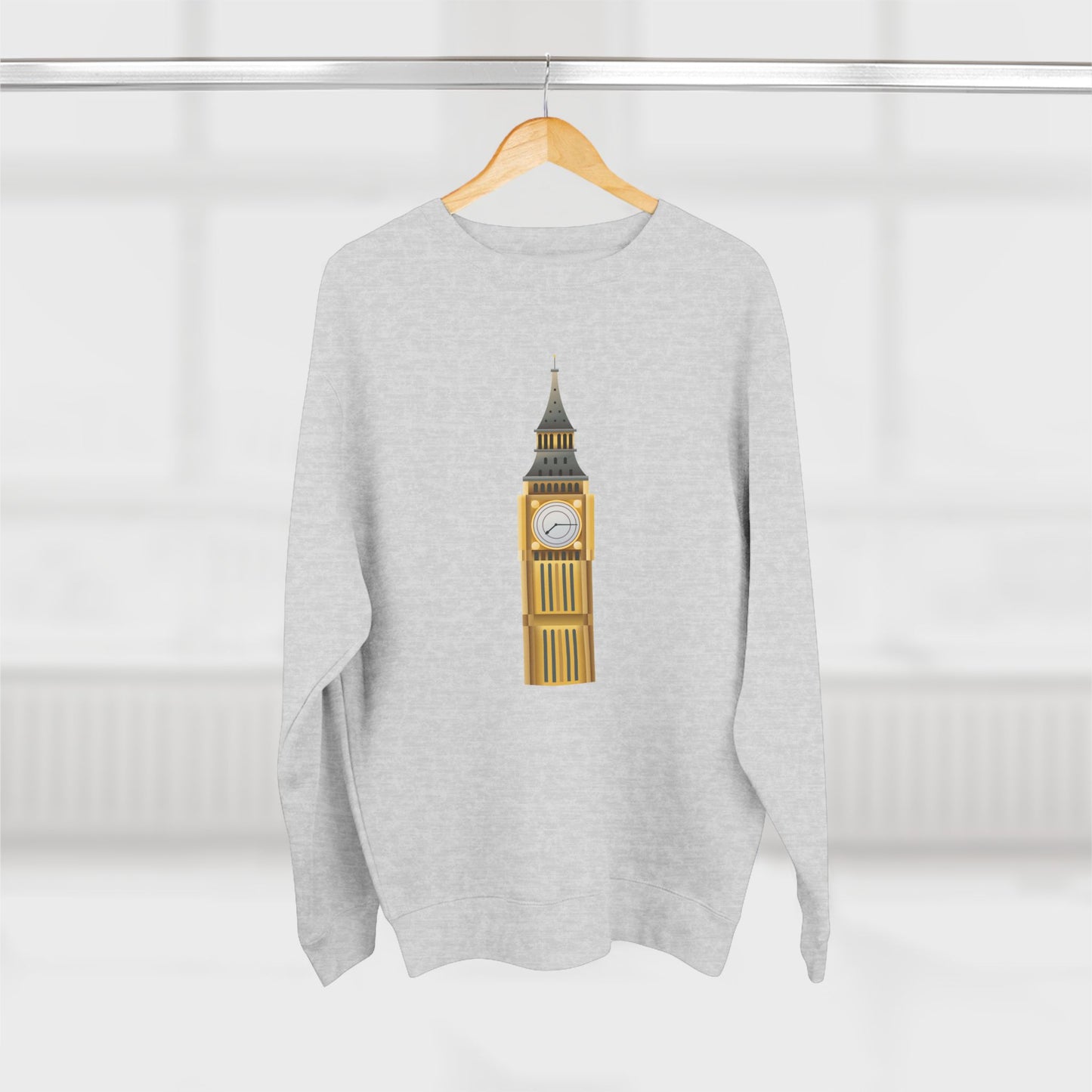Unisex Crewneck Sweatshirt - Iconic Big Ben Clock Tower