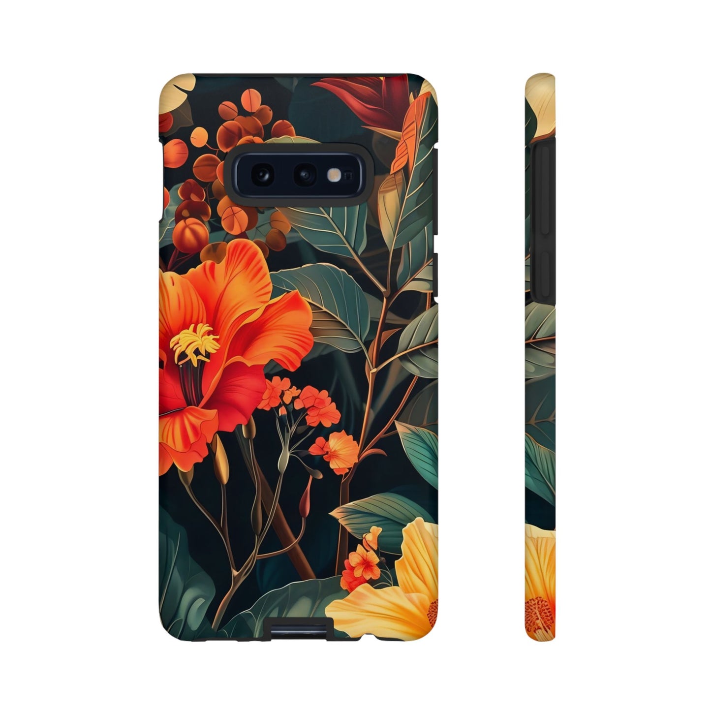 Colorful Floral Phone Case, Tough Cases, Vibrant Smartphone Cover, Gift for Nature Lovers, Summer Vibes, Unique Phone Accessory