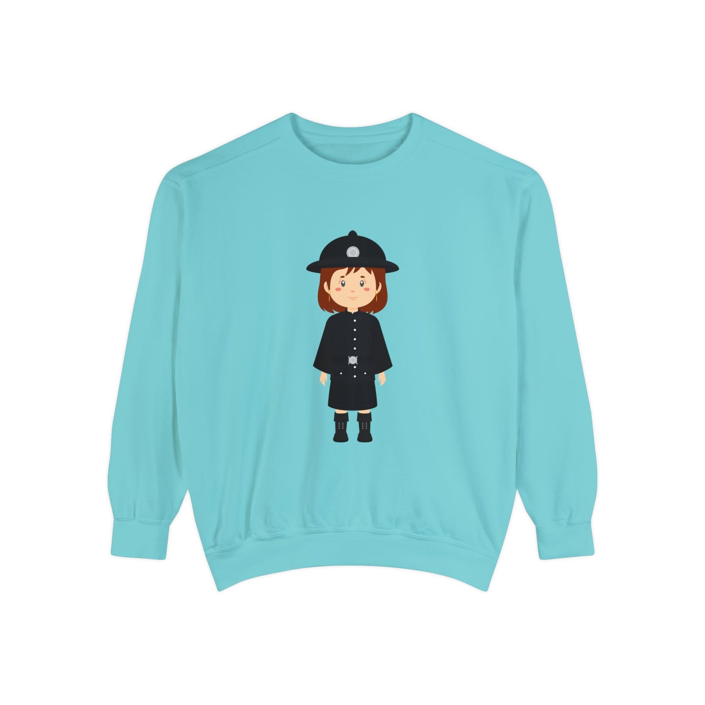 Unisex Garment-Dyed Sweatshirt - British Soldier - Classic Military Elegance and Honorable