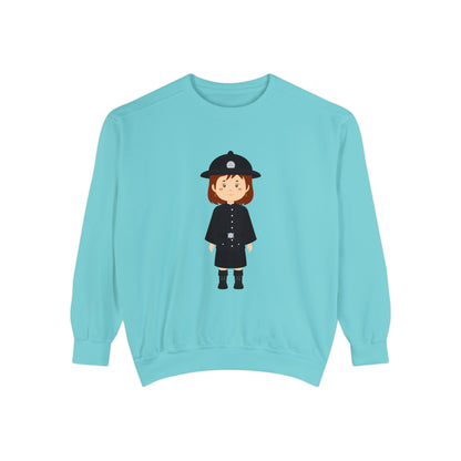 Unisex Garment-Dyed Sweatshirt - British Soldier - Classic Military Elegance and Honorable