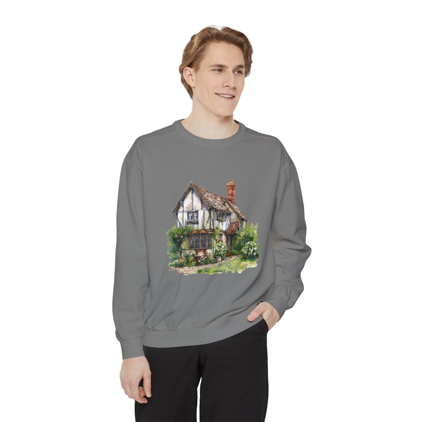 Unisex Garment-Dyed Sweatshirt - British Historic House