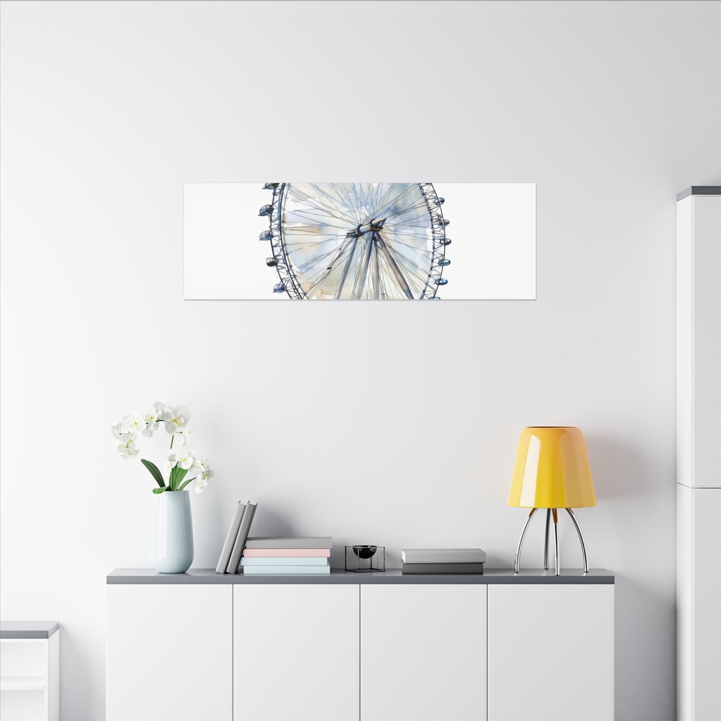 London Eye Canvas Print, Wall Art Decor, Travel Gift, Home Decoration, Unique Art Piece