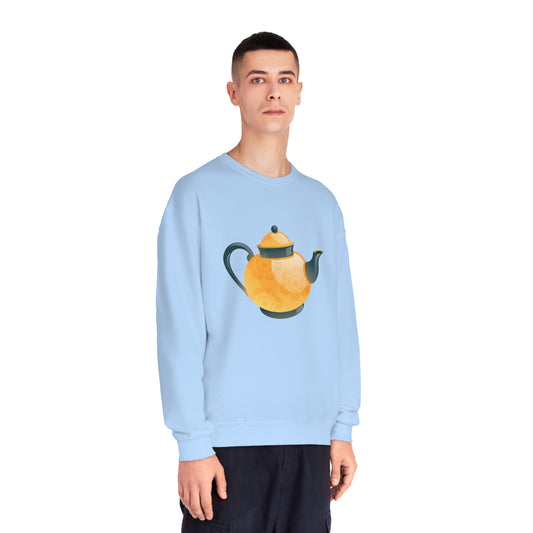 Unisex NuBlend® Crewneck Sweatshirt - Classic British Tea Kettle