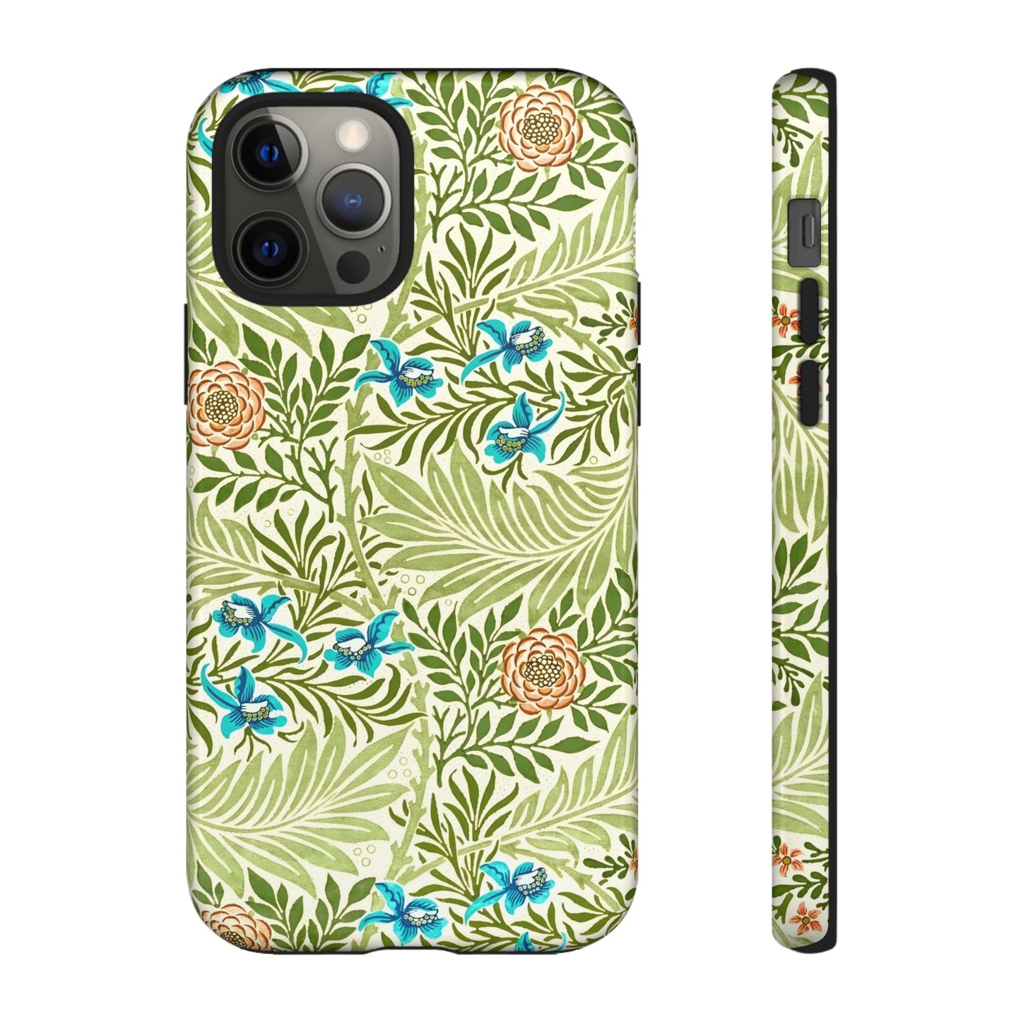 Tough Cases Phone Case, Botanical Print Phone Cover, Floral Smartphone Accessory, Nature-Inspired Tech Gear, Gift for Plant Lovers