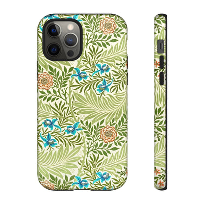 Tough Cases Phone Case, Botanical Print Phone Cover, Floral Smartphone Accessory, Nature-Inspired Tech Gear, Gift for Plant Lovers