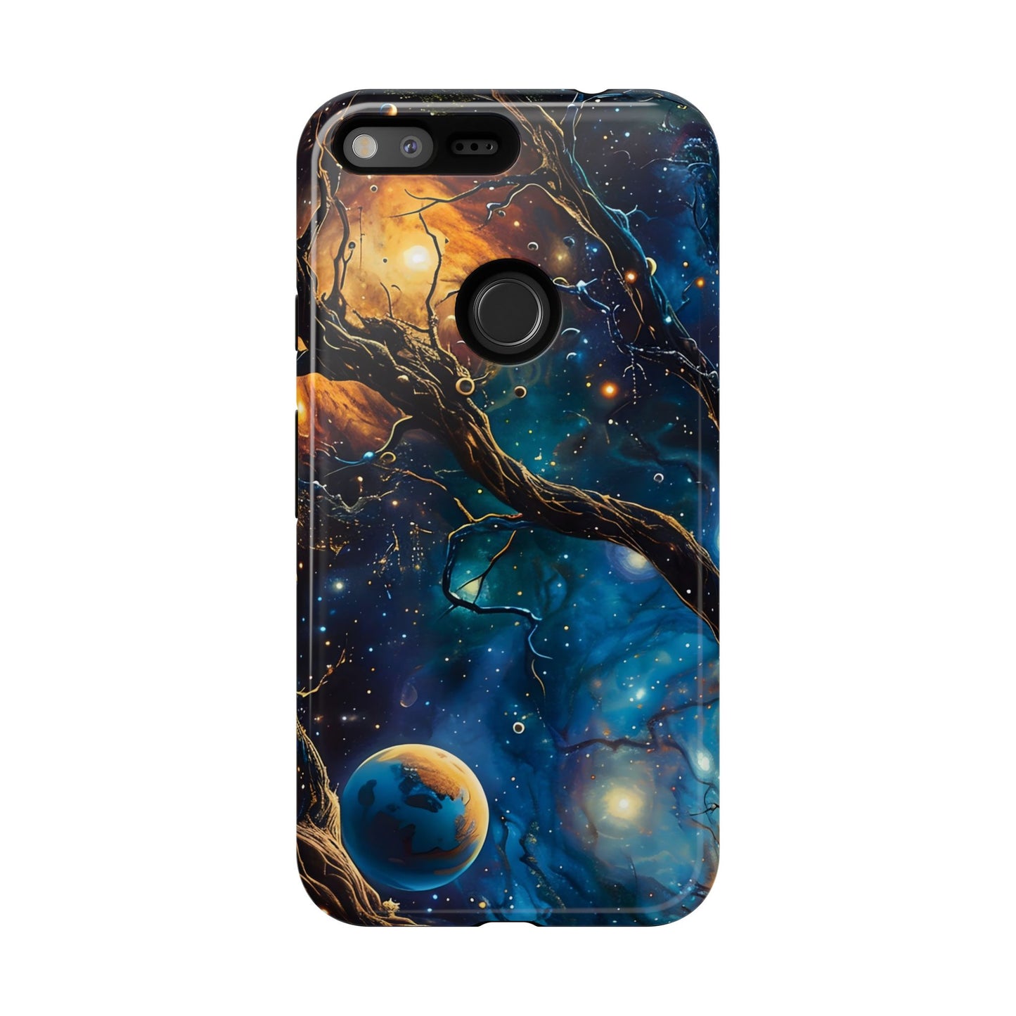 Galaxy-Themed Phone Case, Astronaut Gift, Space Lover Accessory, Unique Phone Cover, Cosmic Art Case