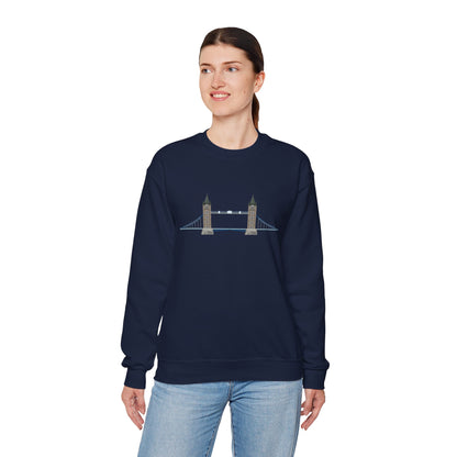 Unisex Heavy Blend™ Crewneck Sweatshirt - Tower Bridge - Iconic London Landmark