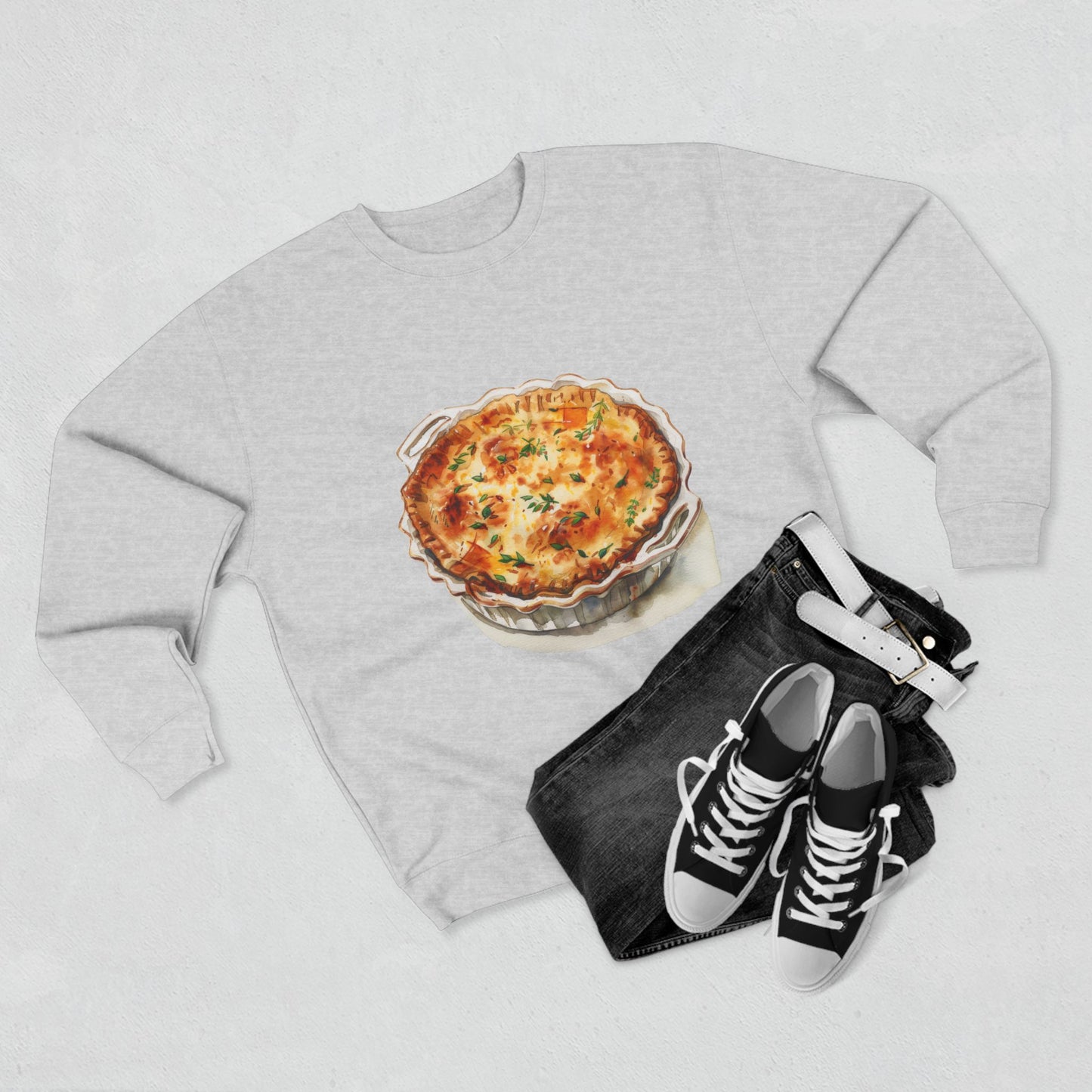 Unisex Crewneck Sweatshirt - British Food - Savory Classics and Traditional Delights