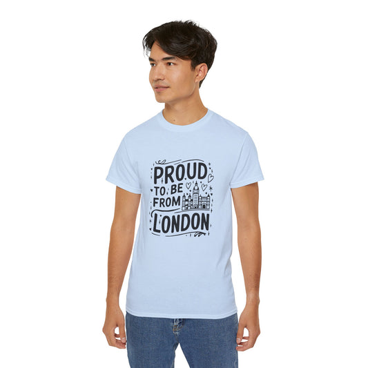 Unisex Ultra Cotton Tee - Proud to Be from London