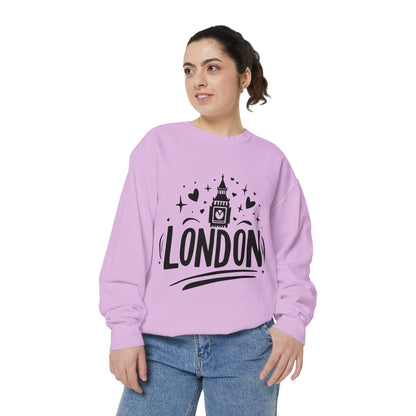 Unisex Garment-Dyed Sweatshirt - Lovely London