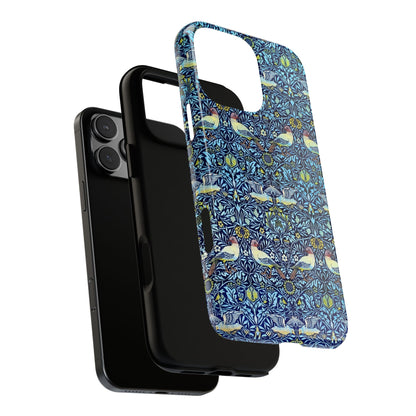 Bird and Floral Pattern Phone Case, Tough Cases, Gift for Nature Lovers, Eco-friendly, Custom Phone Accessories, All-Occasion