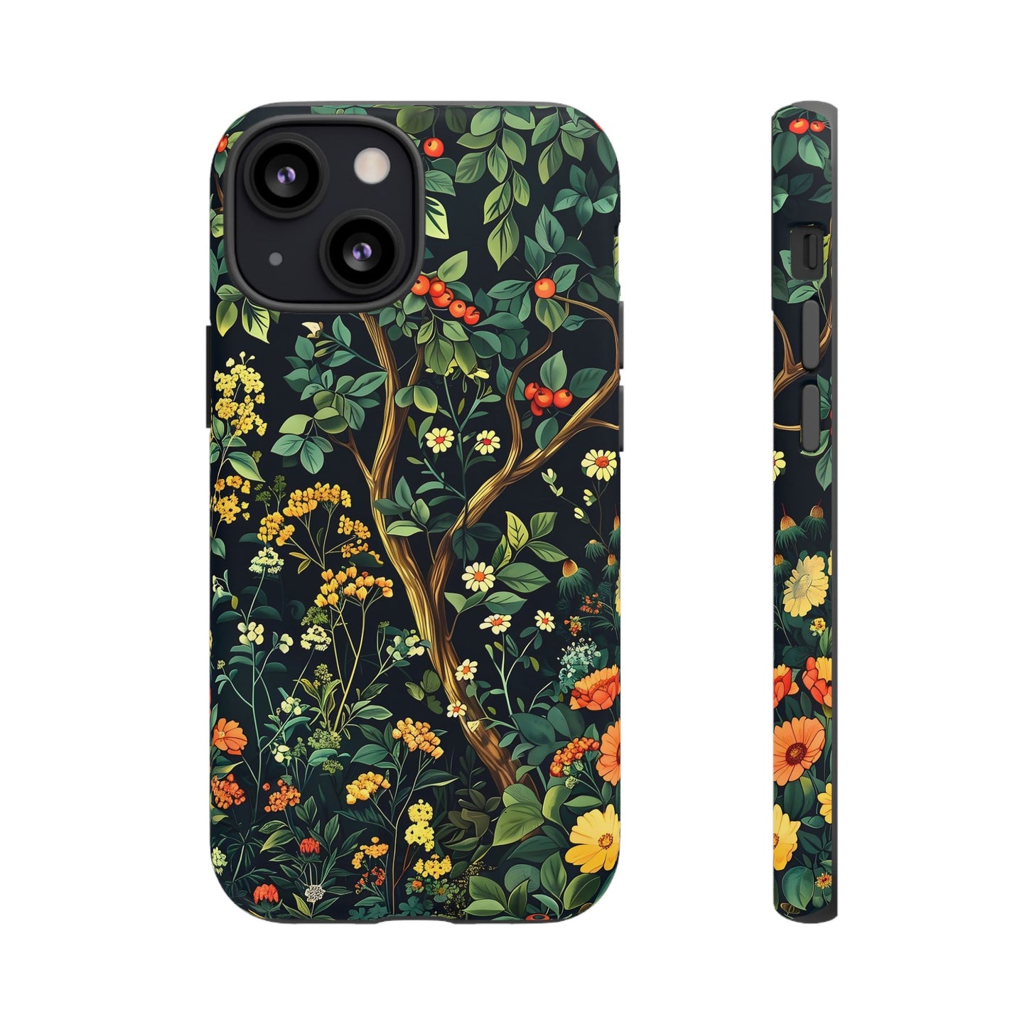 Floral Phone Case - Tough Cases, Colorful Nature Design, Gift for Flower Lovers, Phone Accessory, Unique Cell Phone Cover