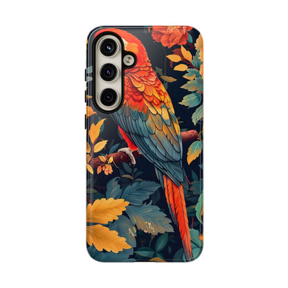 Vibrant Parrot Phone Case - Tough, Stylish, Nature-Inspired, Tropical, Wildlife, Perfect Gift, Summer Vibes