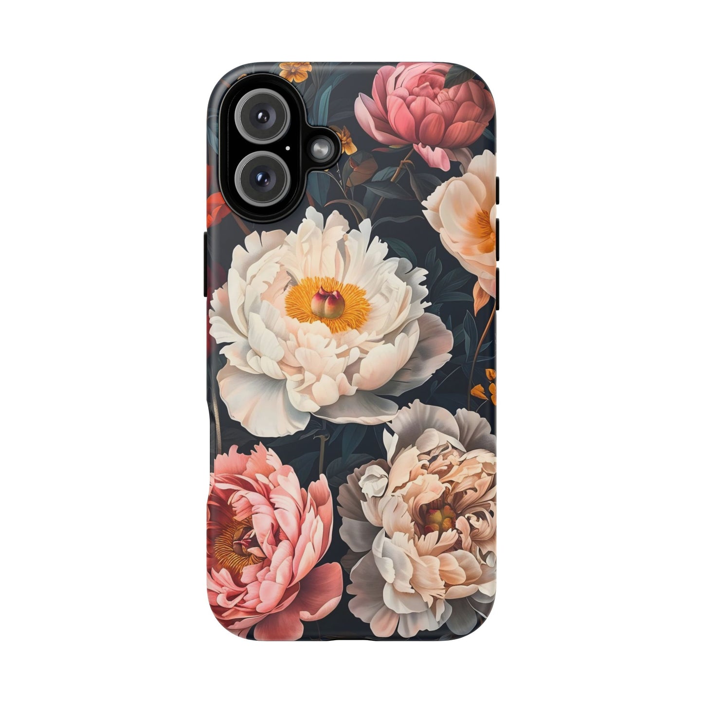 Floral Phone Case, Tough Phone Cover, Flower Design, Unique Gift for Her, Trendy Accessory, Spring Decor