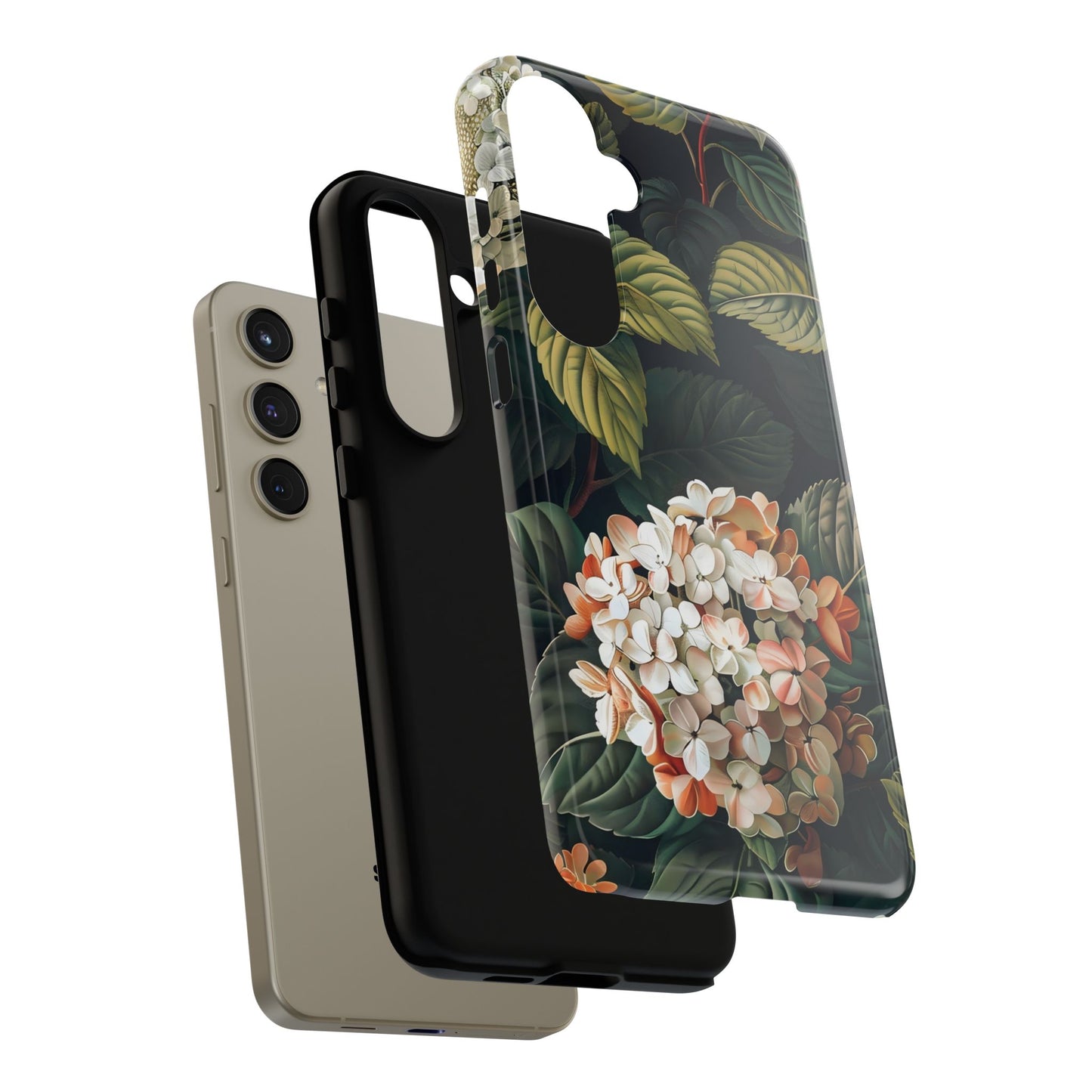 Floral Phone Case - Tough Cases, Nature Lover Gift, Floral Design, Botanical Phone Cover, Stylish Cellphone Accessory, Mother's Day Gift