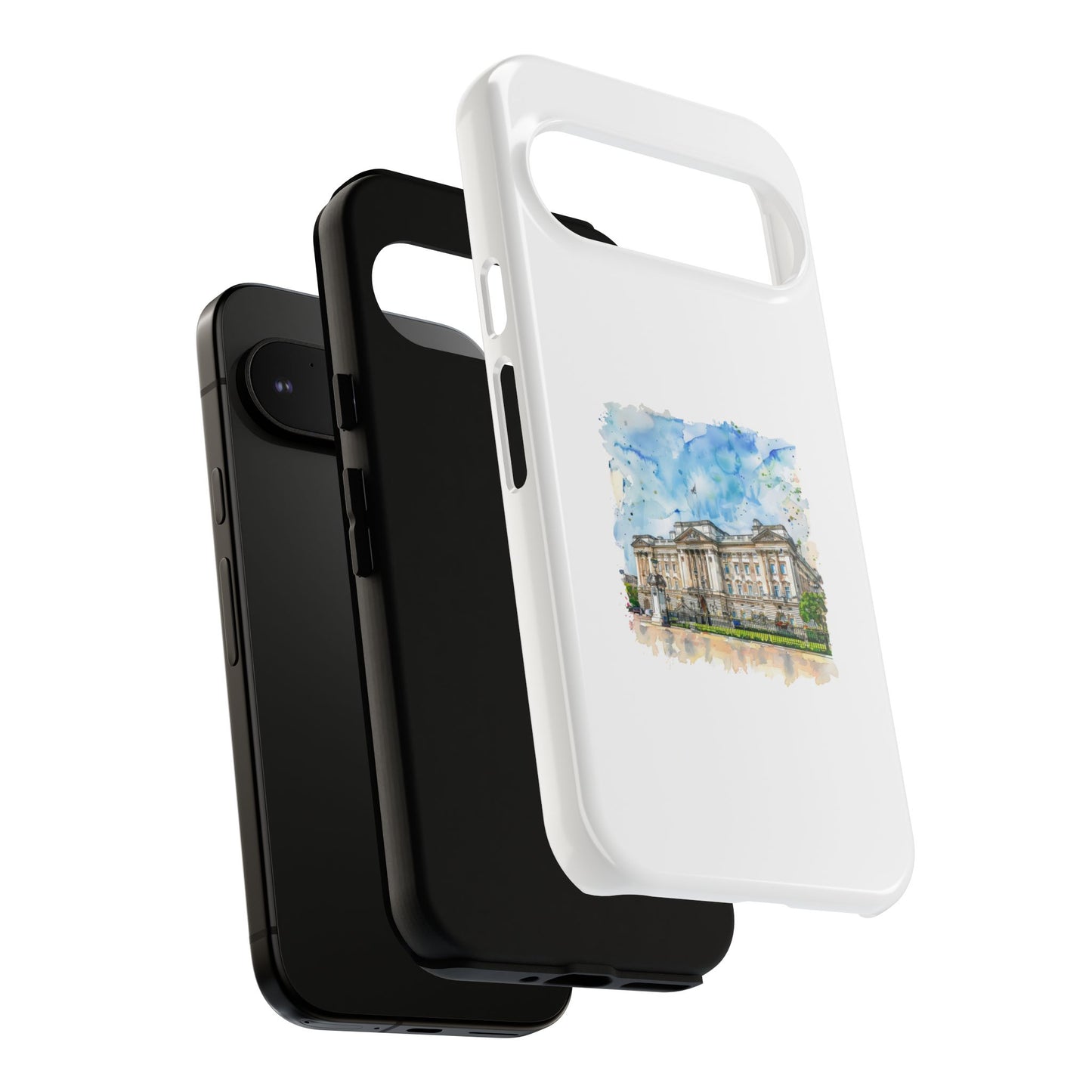 Artistic Phone Case - Watercolor Architecture Design