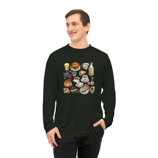 Unisex Performance Long Sleeve Shirt - Vintage England Icons