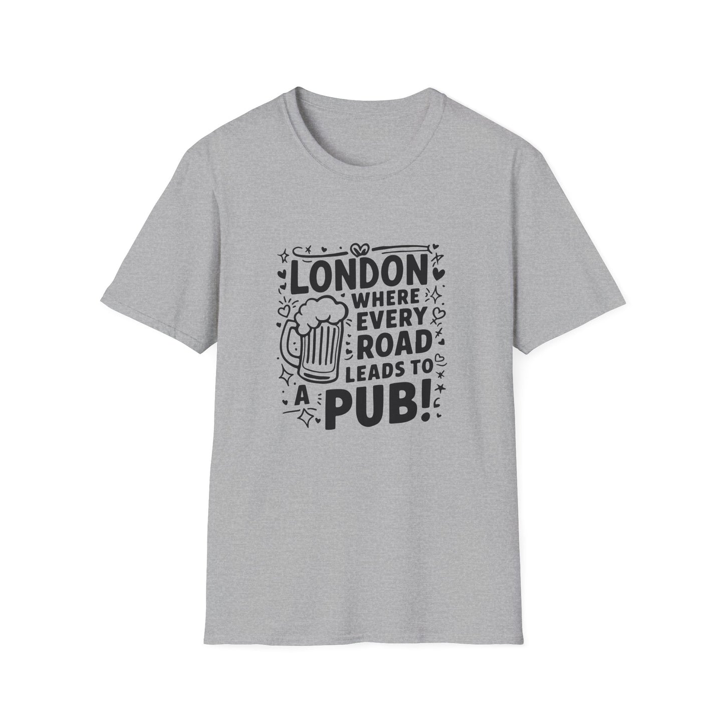 London's Pub Classy Unisex Softstyle T-Shirt