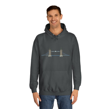 Tower Bridge Iconic Unisex College Hoodie