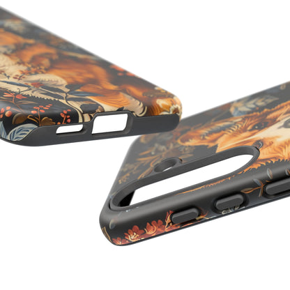 Corgi Floral Phone Case - Tough Cases for Dog Lovers, Cute Pet Accessories, Gift for Dog Owners, Floral Design, Personalized Tech Cover