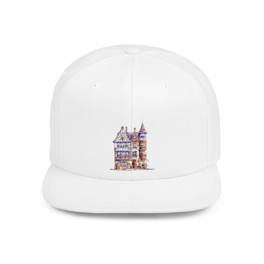 English Breakfast Platter Flat Bill Snapback