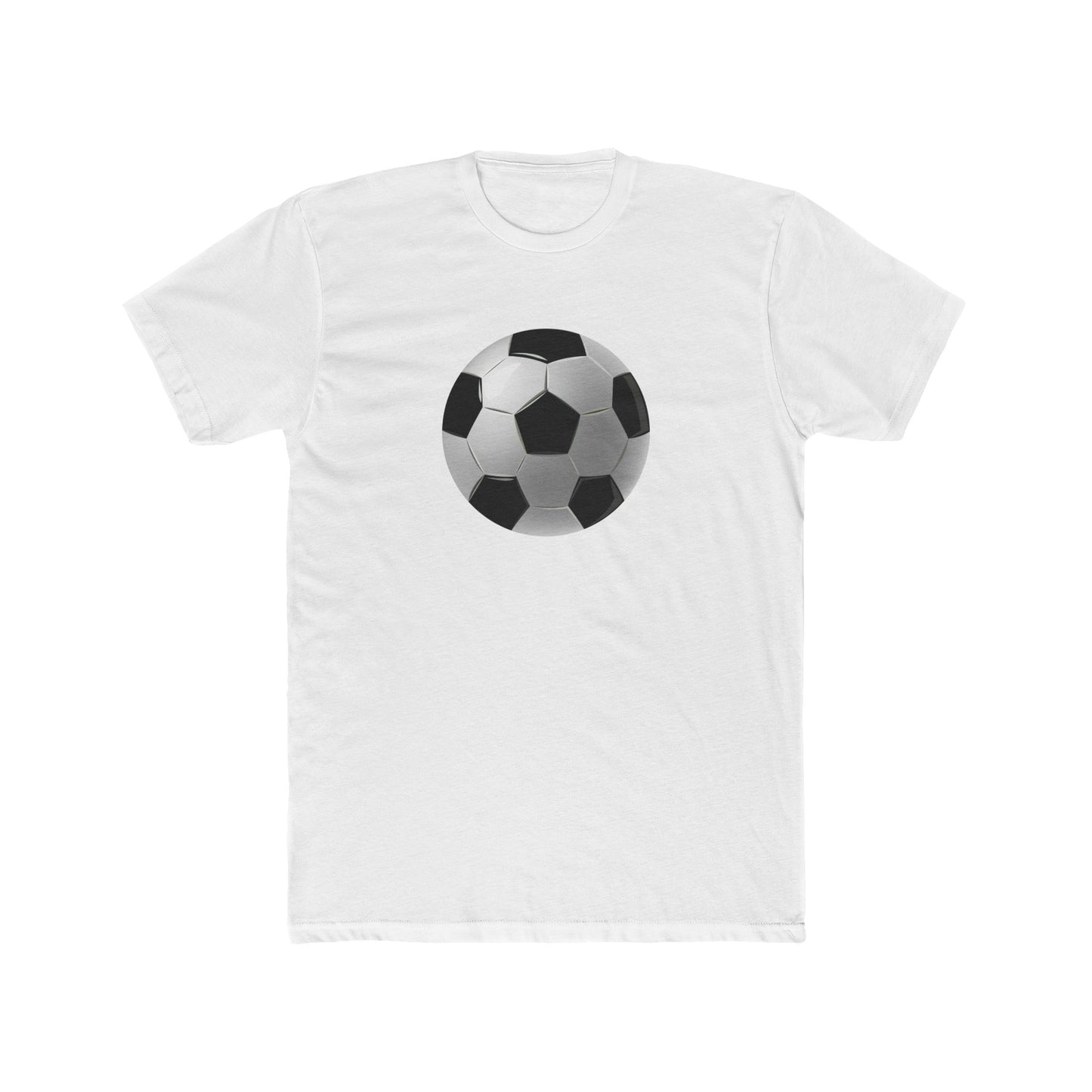 Dynamic Football Design - Sports Passion and Energetic Unisex Cotton Crew Tee