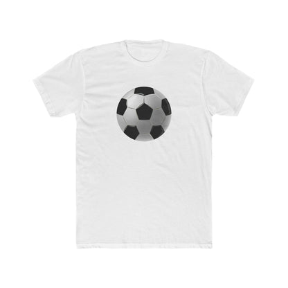 Dynamic Football Design - Sports Passion and Energetic Unisex Cotton Crew Tee