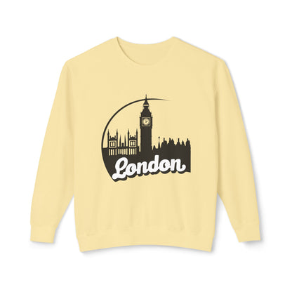 Unisex Lightweight Crewneck Sweatshirt - London's Aesthetic