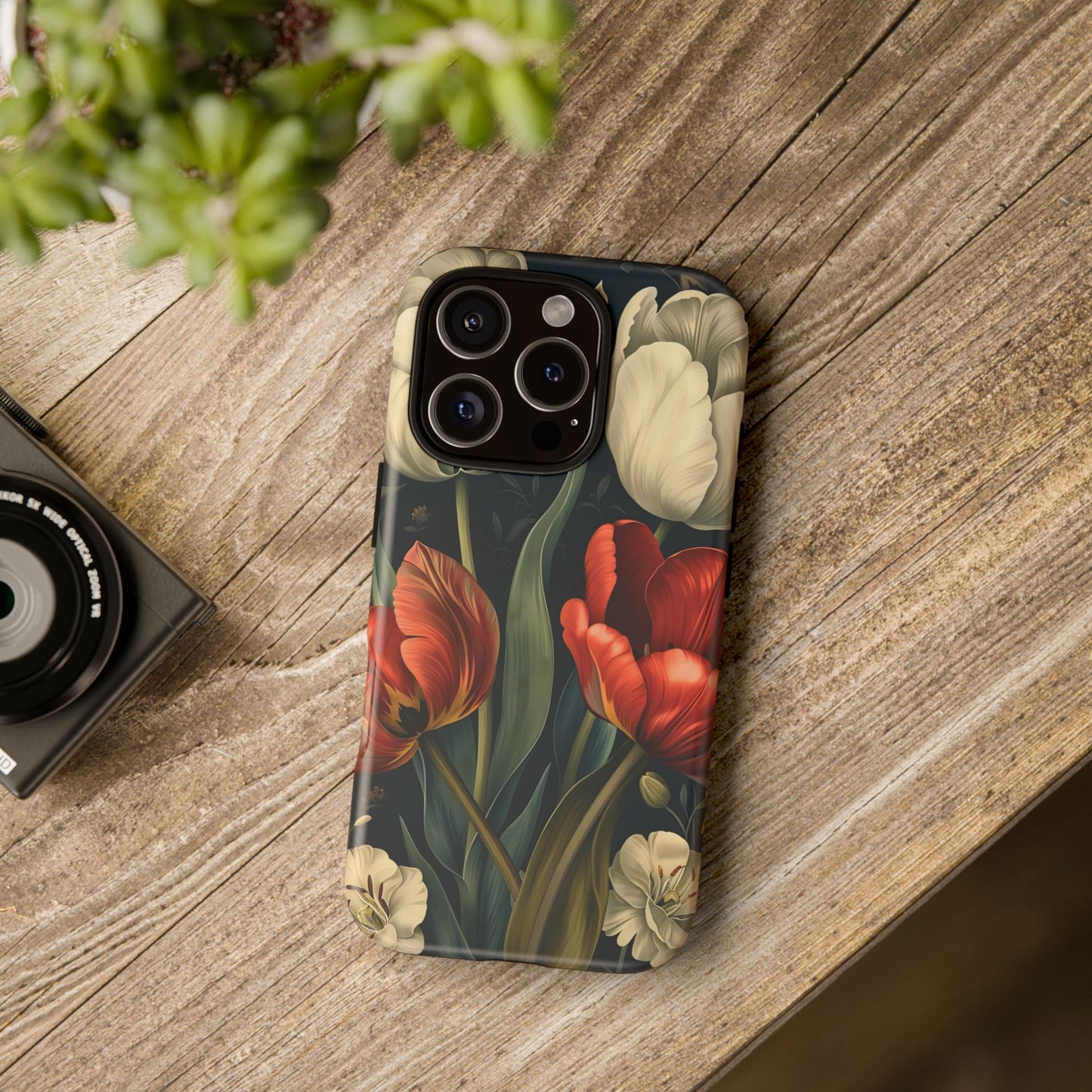 White Flower Tough Cases