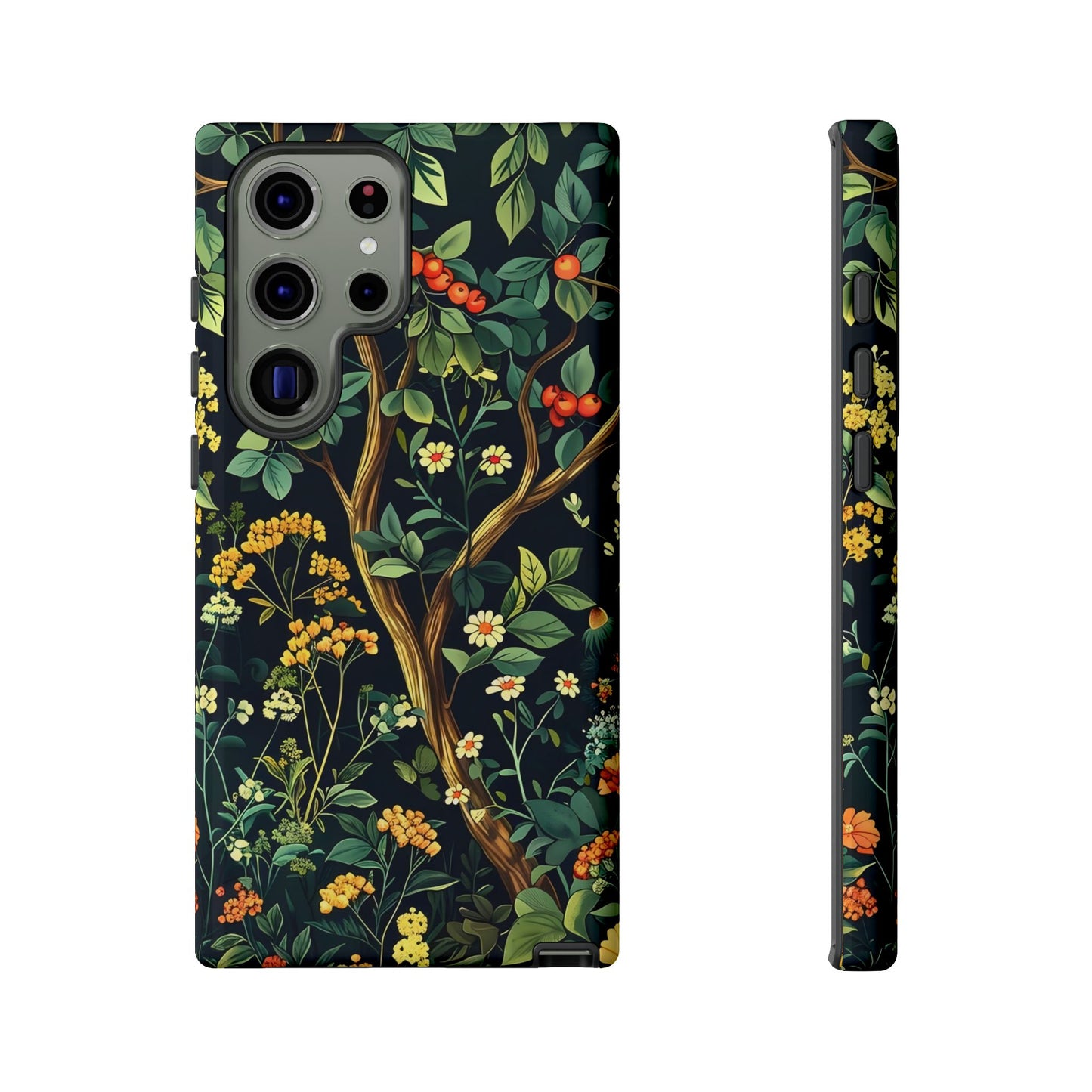 Floral iPhone Case, Nature Inspired Tough Case, Botanical Phone Cover, Eco-Friendly Gift, Unique Floral Design