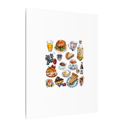 Breakfast Feast Canvas Print, Food Art, Kitchen Decor, Gifting for Food Lovers, Brunch Vibes, Wall Art