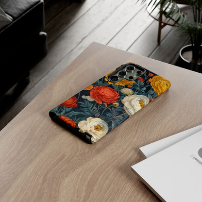 Floral Tough Case for Phones | Durable Floral Phone Cover, Boho Chic, Unique Gift for Her, Phone Protection, Flower Design