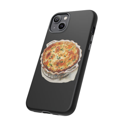 Quiche Phone Case - Funky Kitchen Decor, Foodie Gift, Chef Accessories, Culinary Art, Quirky Phone Cover