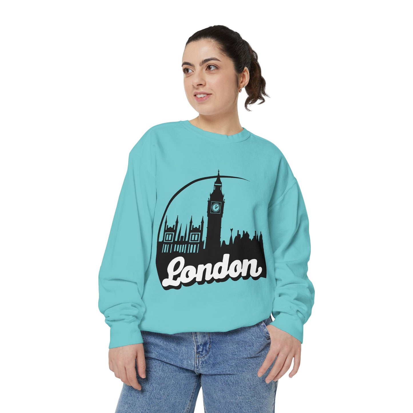 Unisex Garment-Dyed Sweatshirt - Cozy London
