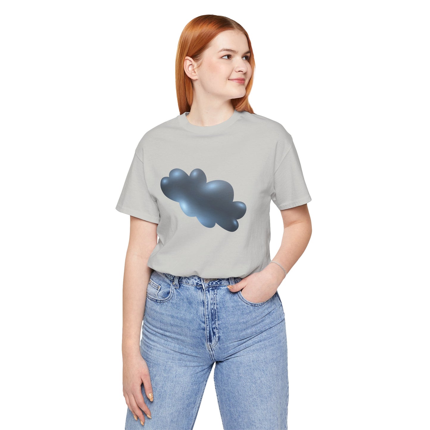 Unisex Jersey Short Sleeve Tee - Serene Cloudscape - Dreamy Cloud