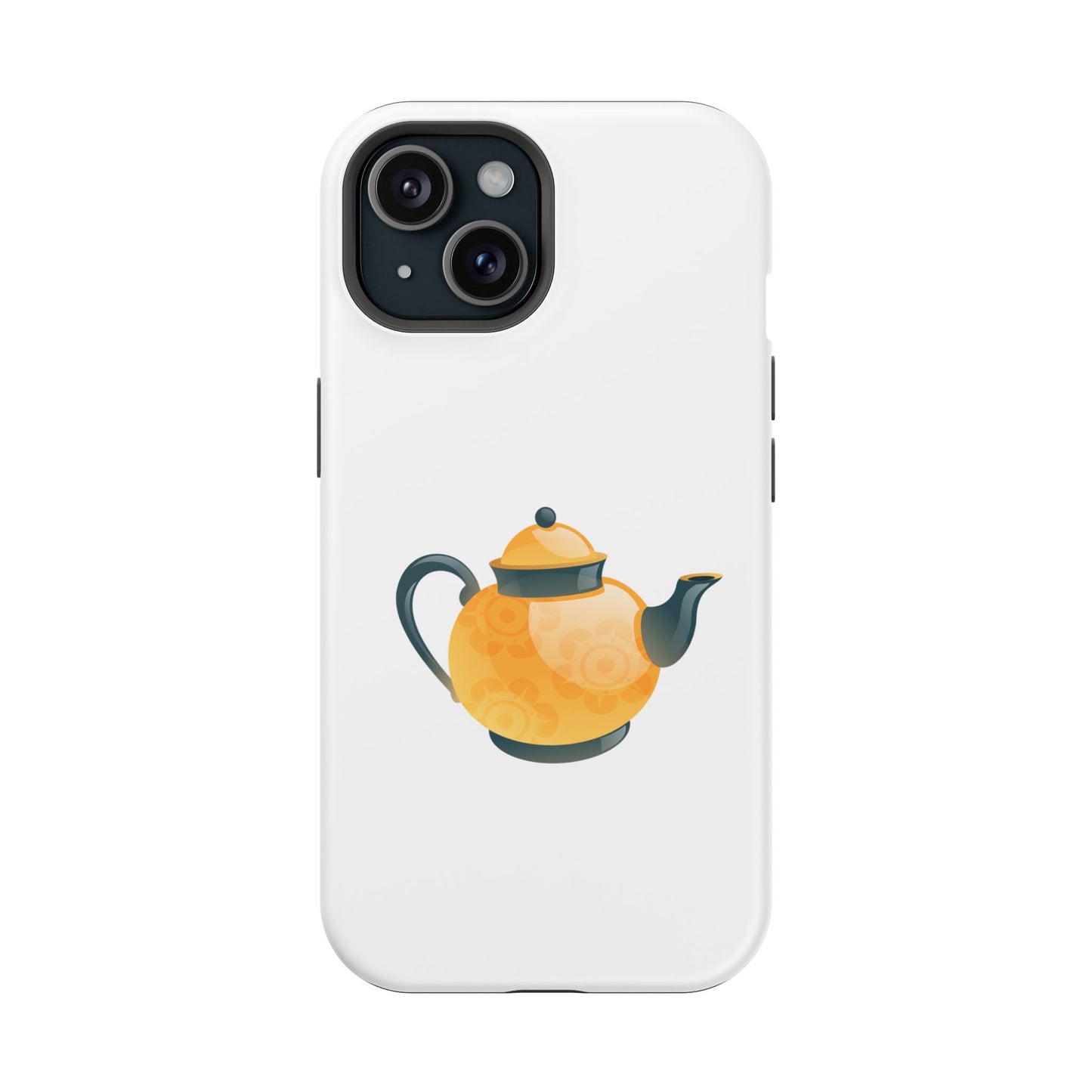 Teapot Magnetic Phone Case, Cute Teapot Phone Cover, Kettle Design Case, Unique Gift for Tea Lovers, Durable Tough Protection