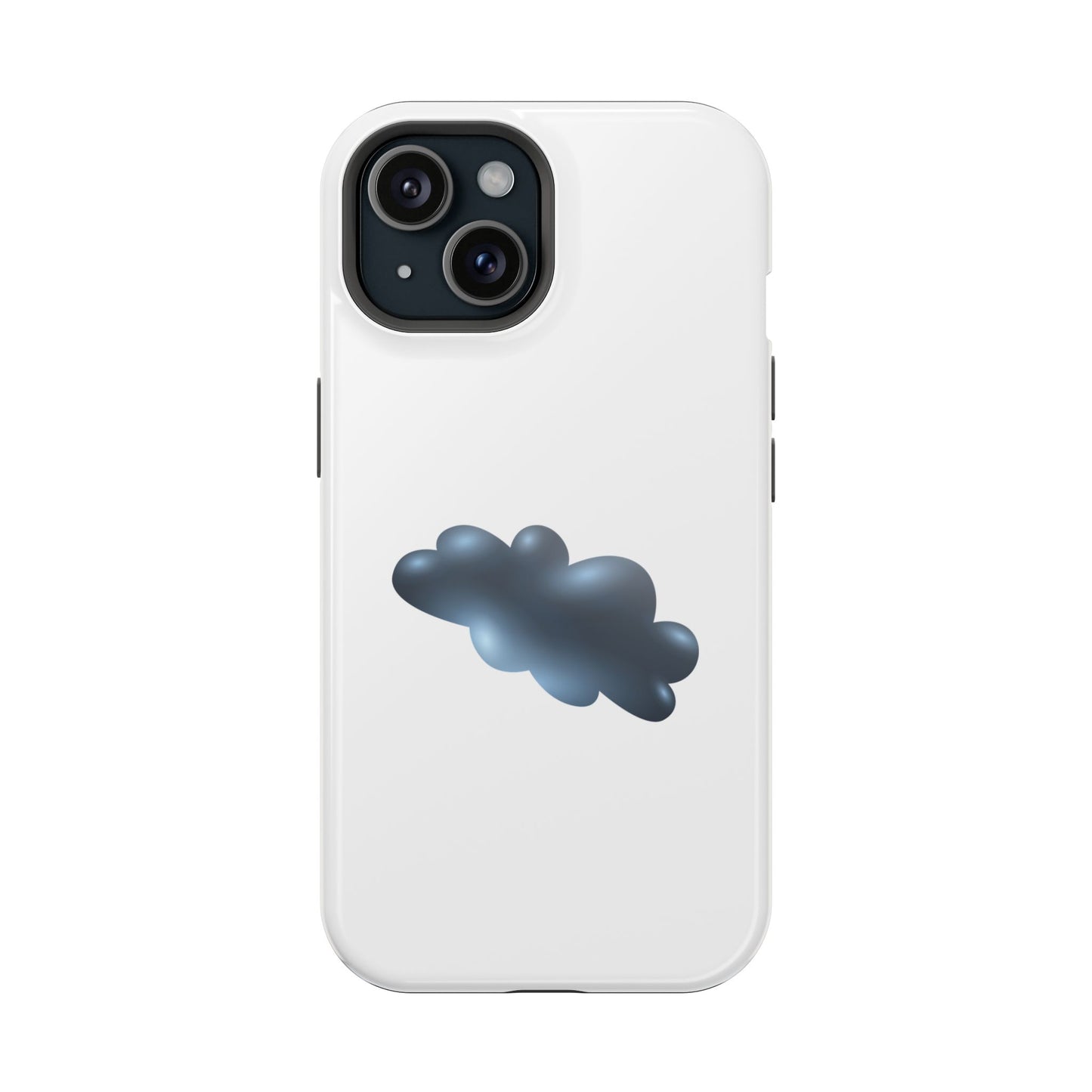 Cloudy Magnetic Tough Case for iPhone, Stylish Phone Cover, Cloud Design, Unique Gift Idea, Durable Protection