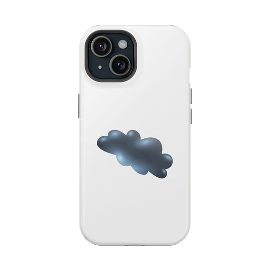 Cloudy Magnetic Tough Case for iPhone, Stylish Phone Cover, Cloud Design, Unique Gift Idea, Durable Protection