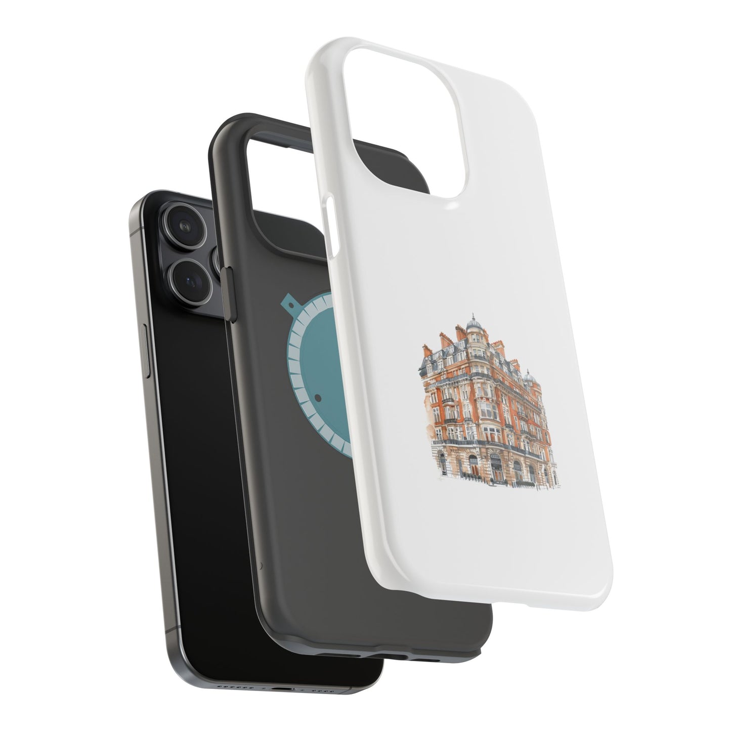 Stylish Magnetic Phone Cases, Unique Design, Urban Art, Customizable Accessories, Great Gift for Phone Lovers